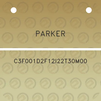 parker-c3f001d2f12i22t30m00