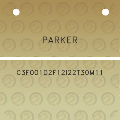 parker-c3f001d2f12i22t30m11