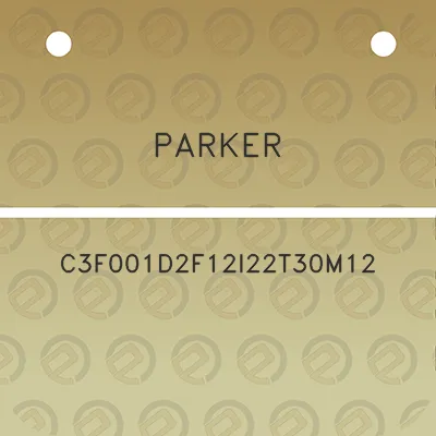 parker-c3f001d2f12i22t30m12