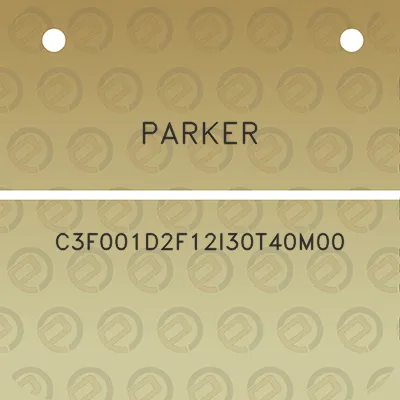 parker-c3f001d2f12i30t40m00