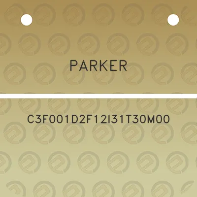 parker-c3f001d2f12i31t30m00