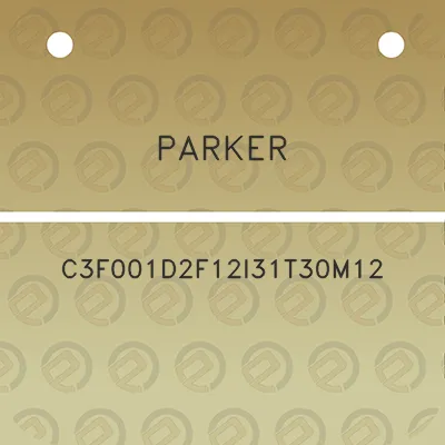 parker-c3f001d2f12i31t30m12