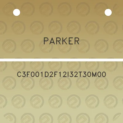 parker-c3f001d2f12i32t30m00