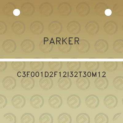 parker-c3f001d2f12i32t30m12