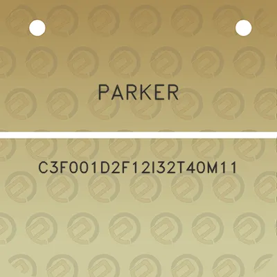 parker-c3f001d2f12i32t40m11