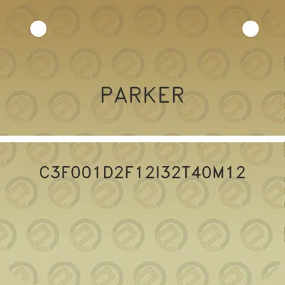 parker-c3f001d2f12i32t40m12