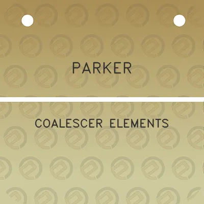 parker-coalescer-elements