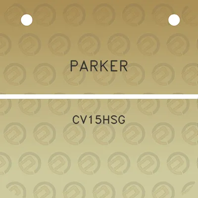 parker-cv15hsg