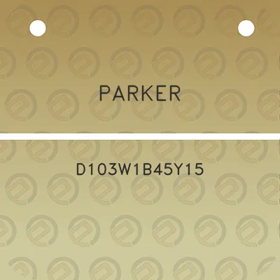 parker-d103w1b45y15