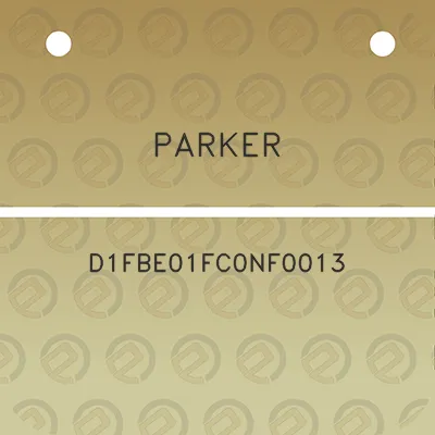 parker-d1fbe01fc0nf0013