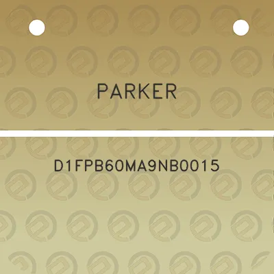 parker-d1fpb60ma9nb0015