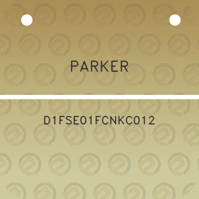 parker-d1fse01fcnkc012