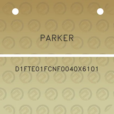 parker-d1fte01fcnf0040x6101