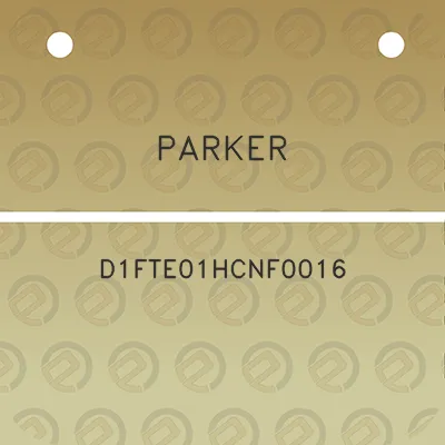 parker-d1fte01hcnf0016