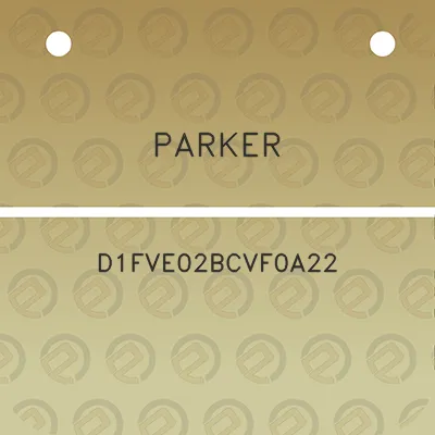 parker-d1fve02bcvf0a22