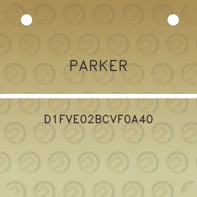 parker-d1fve02bcvf0a40