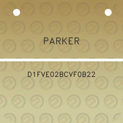 parker-d1fve02bcvf0b22