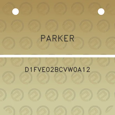 parker-d1fve02bcvw0a12