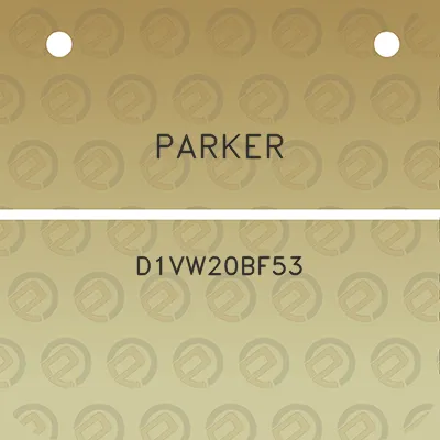 parker-d1vw20bf53