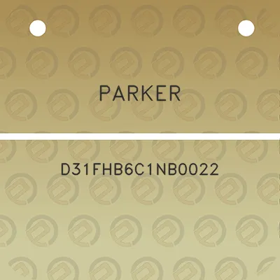 parker-d31fhb6c1nb0022