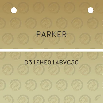 parker-d31fhe014bvc30