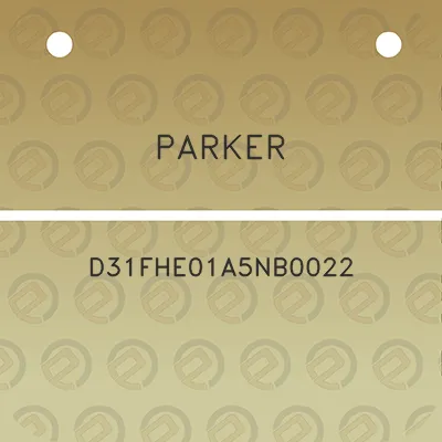 parker-d31fhe01a5nb0022