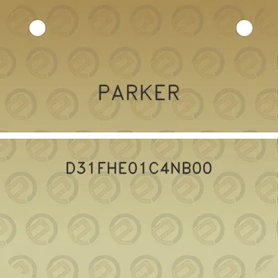 parker-d31fhe01c4nb00