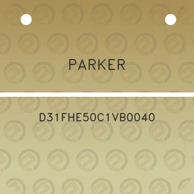 parker-d31fhe50c1vb0040