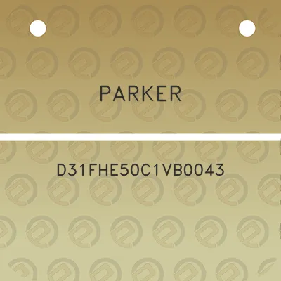 parker-d31fhe50c1vb0043