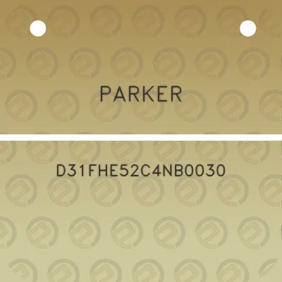 parker-d31fhe52c4nb0030