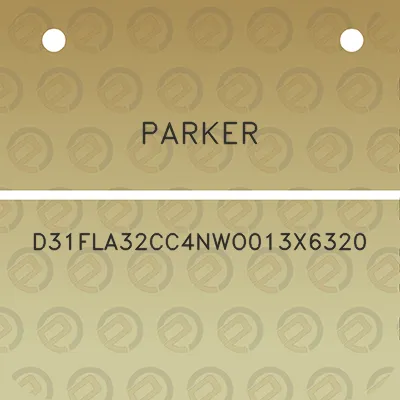 parker-d31fla32cc4nwo013x6320