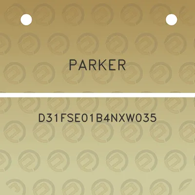 parker-d31fse01b4nxw035