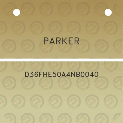 parker-d36fhe50a4nb0040