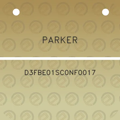 parker-d3fbe01sc0nf0017