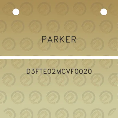 parker-d3fte02mcvf0020