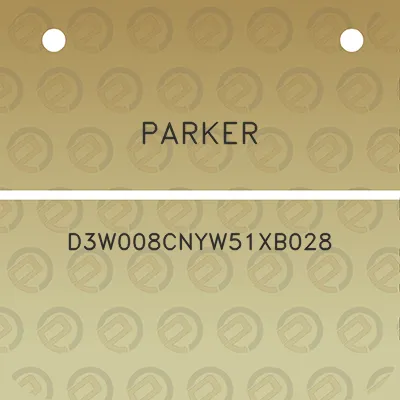 parker-d3w008cnyw51xb028