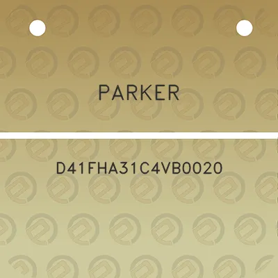 parker-d41fha31c4vb0020