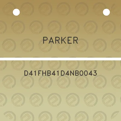 parker-d41fhb41d4nb0043