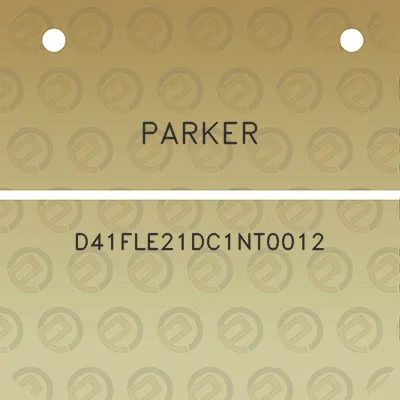 parker-d41fle21dc1nt0012