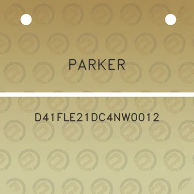 parker-d41fle21dc4nw0012