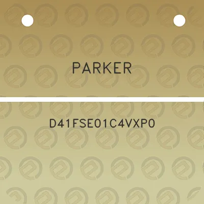 parker-d41fse01c4vxp0