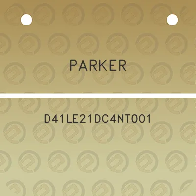 parker-d41le21dc4nt001