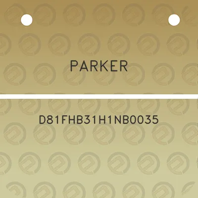 parker-d81fhb31h1nb0035