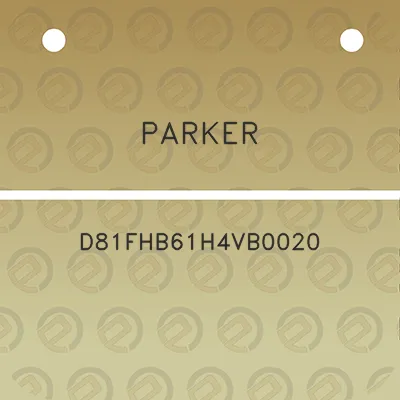 parker-d81fhb61h4vb0020