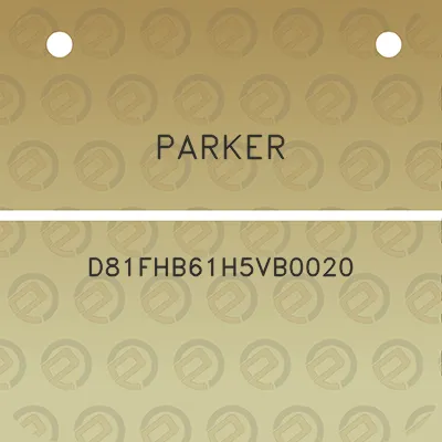 parker-d81fhb61h5vb0020