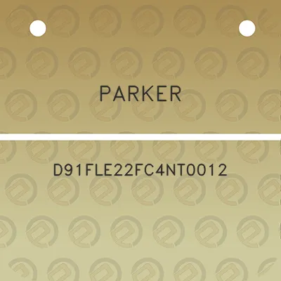 parker-d91fle22fc4nt0012