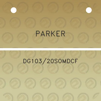 parker-dg10320somdcf