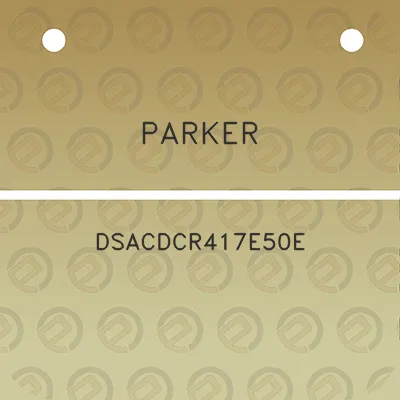 parker-dsacdcr417e50e