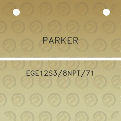 parker-ege12s38npt71