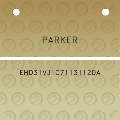 parker-ehd31vj1c7113112da